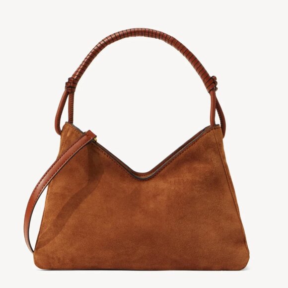 STAUD Handbags - VALERIE SHOULDER BAG TAN - Leather